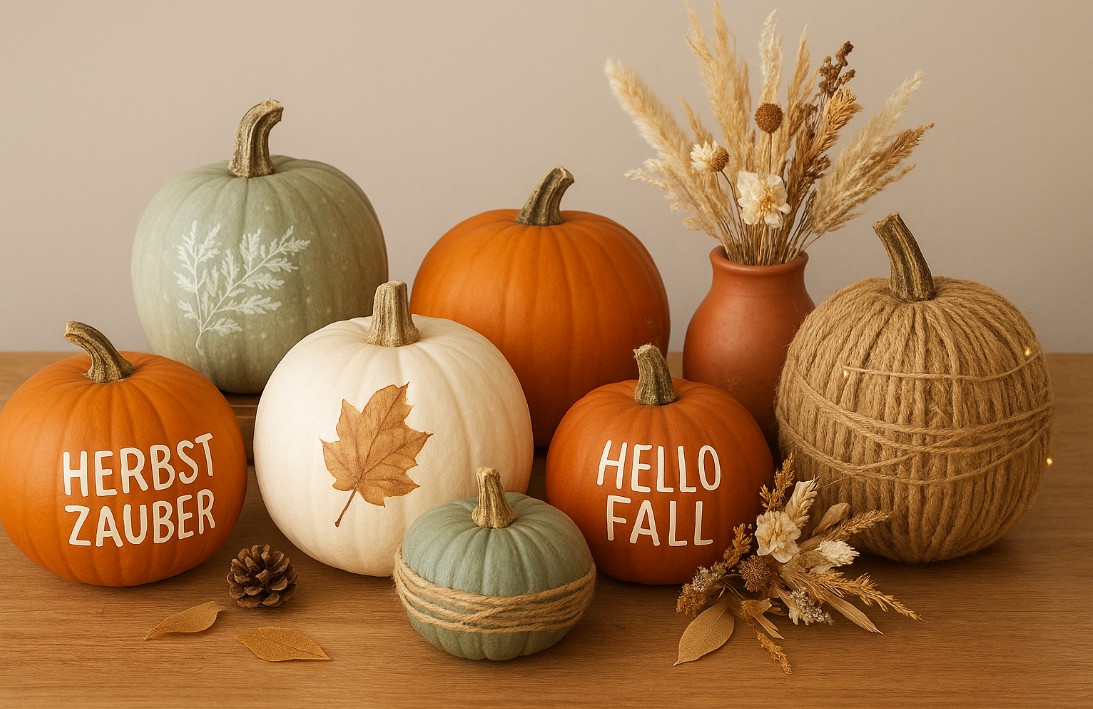 Kreative Kürbisdeko DIY Ideen für den Herbst
