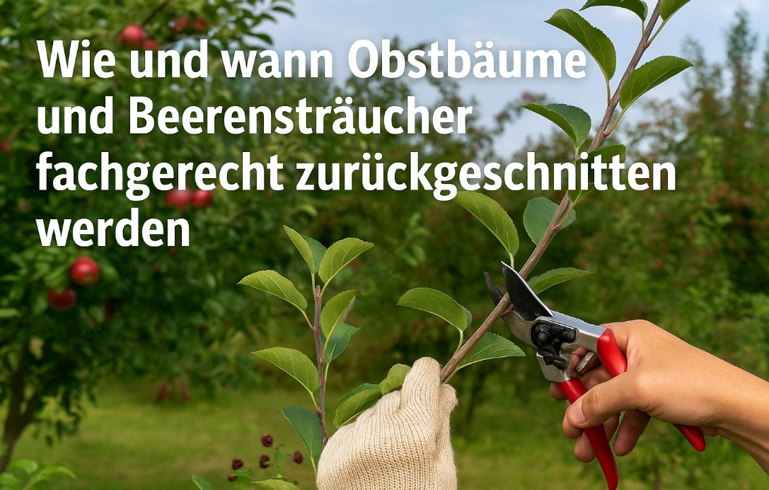 Obstbäume & Beeren richtig schneiden – So geht’s!