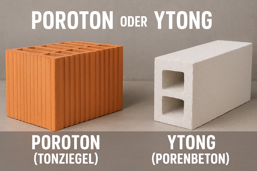 Poroton oder Ytong: Der große Baustoffvergleich